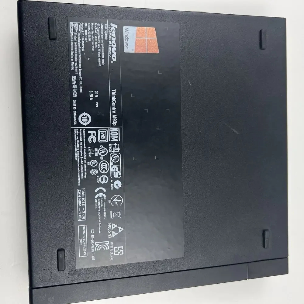 Lenovo ThinkCentre M93p Tiny i3-4785T 8GB RAM 128GB SSD Win11 Pro No WiFi,EDK-20